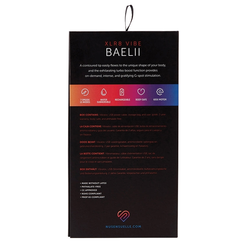 Sensuelle Baelii XLR8 Turbo Flexi Vibe-Ultra Violet - Image 5