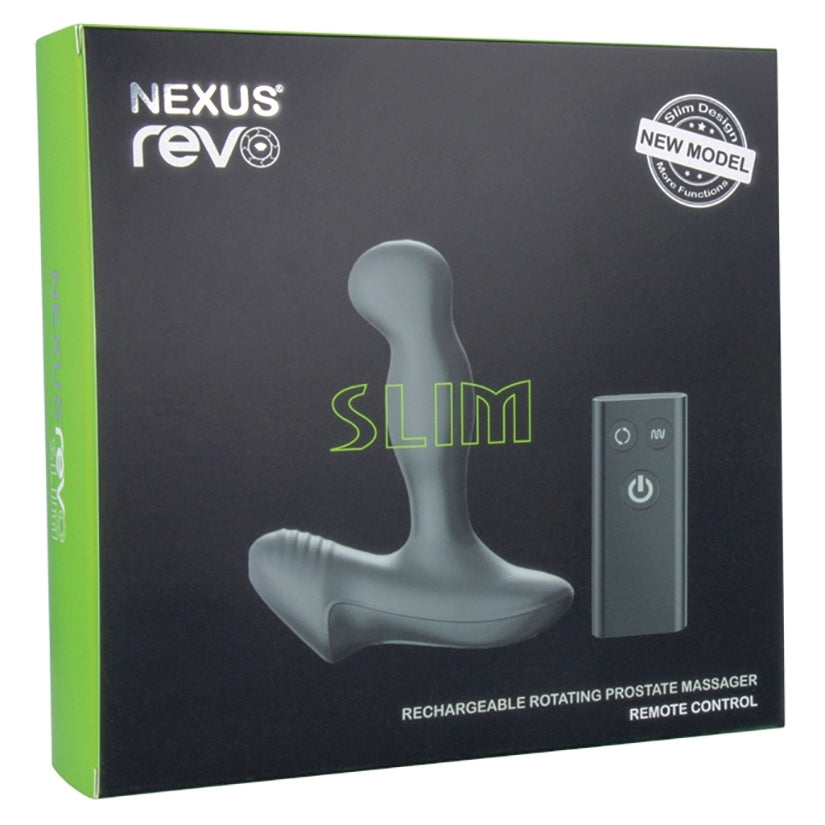 Nexus Revo Slim Rotating Prostate Massager-Black - Image 3