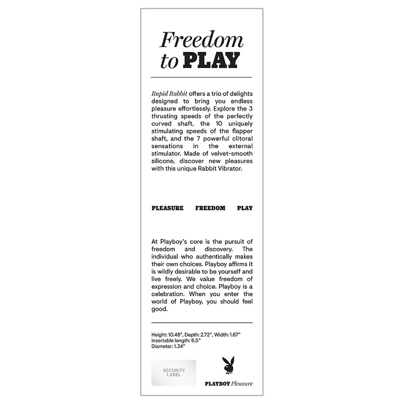 Playboy Pleasure Rapid Rabbit - Image 2