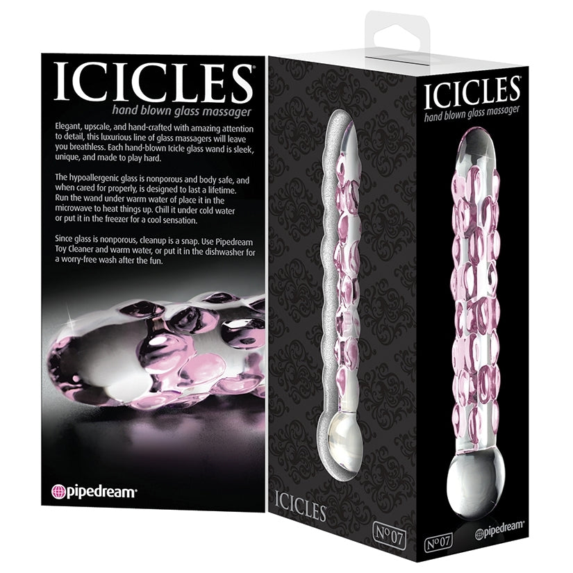 Icicles No.7-Pink Speckels 7 - Image 3