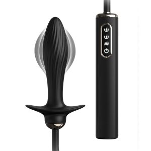 Anal Fantasy Elite Auto-Throb inflatable vibrating plug – black