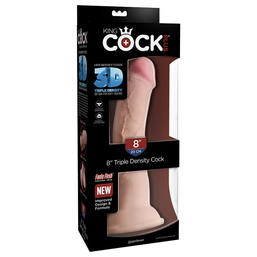 King Cock Plus Triple Density Cock-Light 8