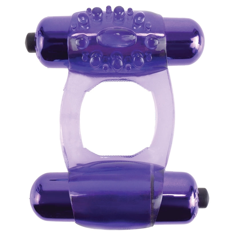 Fantasy C-Ringz Duo-Vibrating Super Ring-Purple - Image 2
