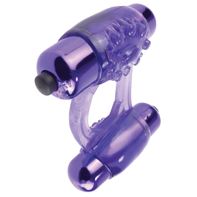 Fantasy C-Ringz Duo-Vibrating Super Ring-Purple - Image 3