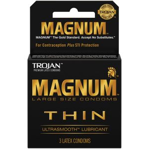 Trojan Magnum Thin Condoms (3 Pack)