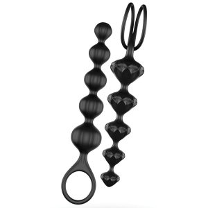 Satisfyer Love Beads-Black (Set Of 2)