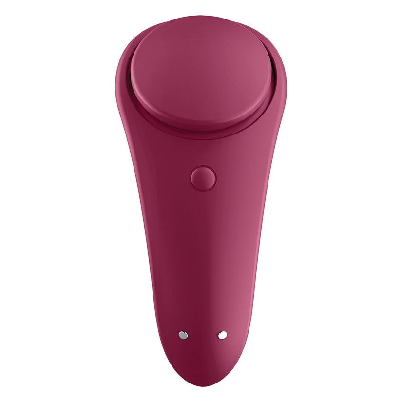 Satisfyer Sexy Secret Panty Vibrator-Wine Red - Image 2