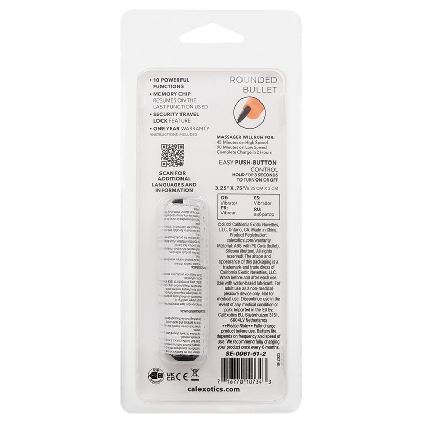 Turbo Buzz Rounded Bullet-Orange - Image 4