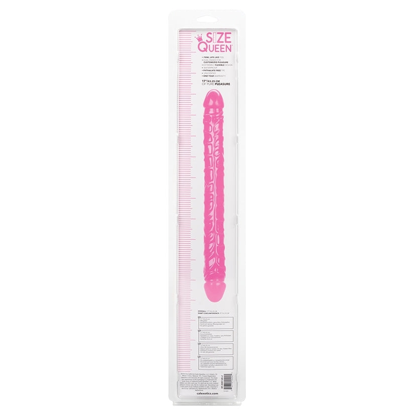Size Queen Double Dildo-Pink 17 - Image 4