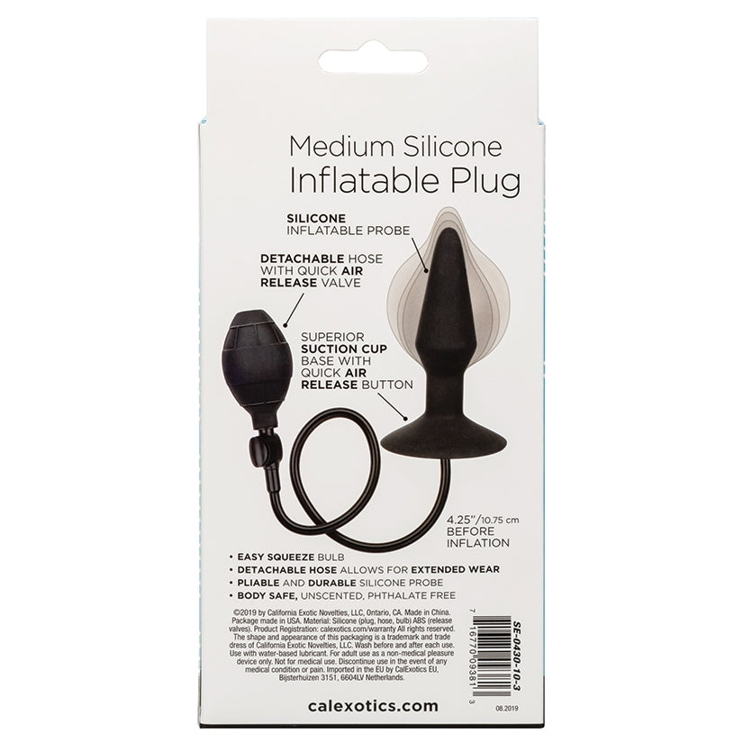 Medium Silicone Inflatable Plug - Image 4