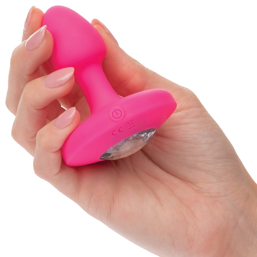 Cheeky Gems Rechargeable Vibrating Probe-Pink Small - Image 3