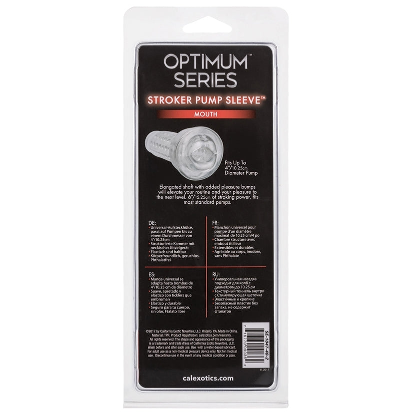 Optimum Series Stroker Pump Sleeve-Mouth - Image 3