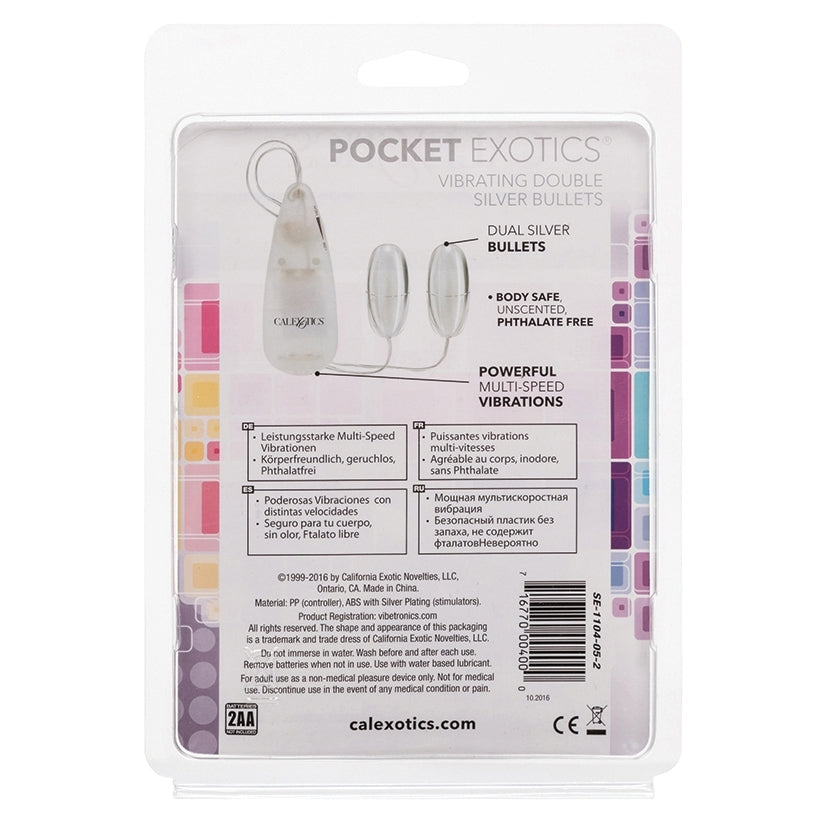 Pocket Exotics Double Bullets-Silver - Image 3