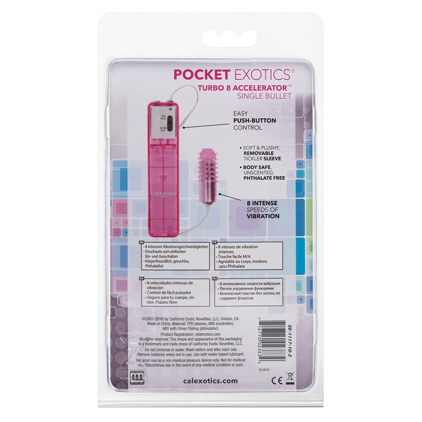 Pocket Exotics Turbo 8 Accelerator Single-Pink - Image 3