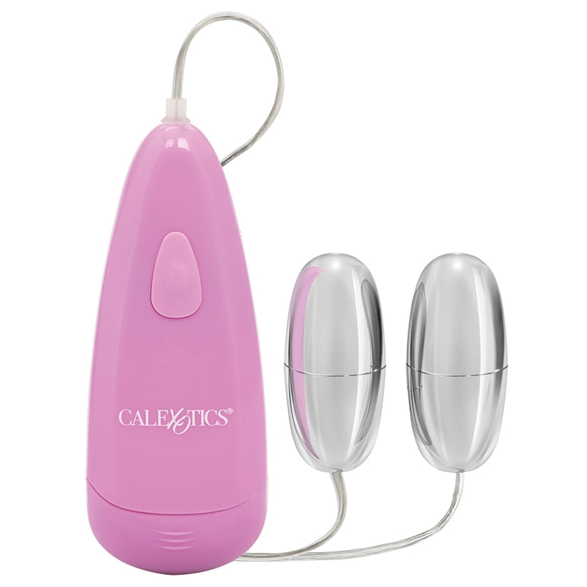 Pocket Exotics Waterproof Double Bullets-Silver - Image 2