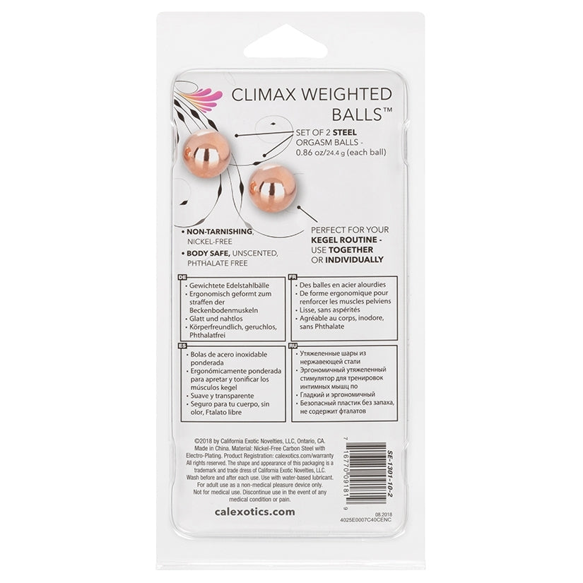 Climax Weighted Balls-Gold - Image 4