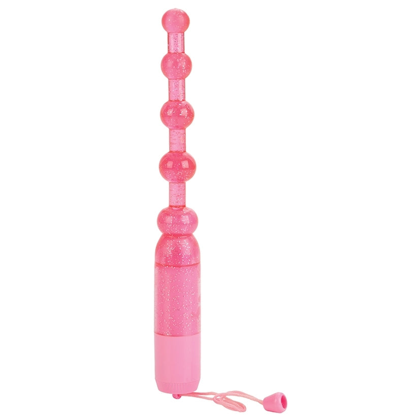Waterproof Vibrating Pleasure Beads-Pink - Image 2