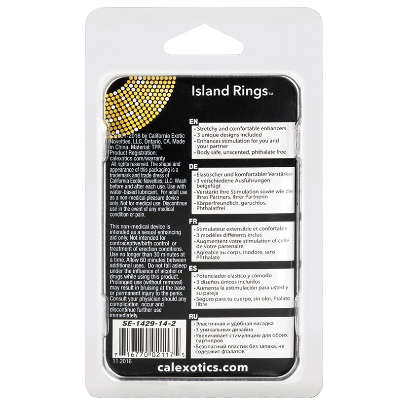 Island Rings-Purple 3Pk - Image 3