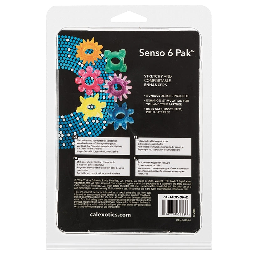 Senso Super Stretchy Enhancers-6Pk Assorted - Image 3