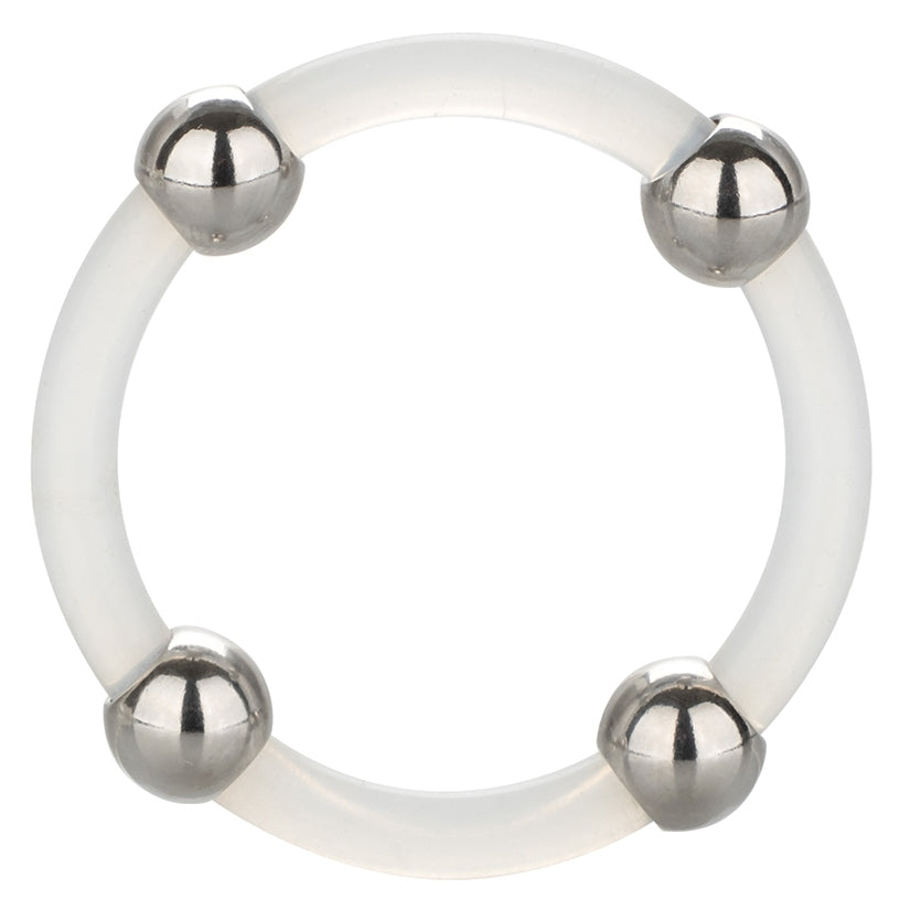 Steel Beaded Silicone Ring Large - Image 2