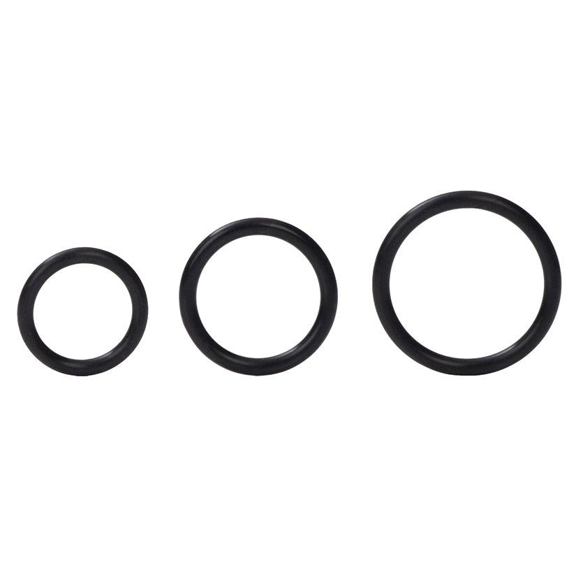 Silicone Support Rings-Black 3Pk - Image 2