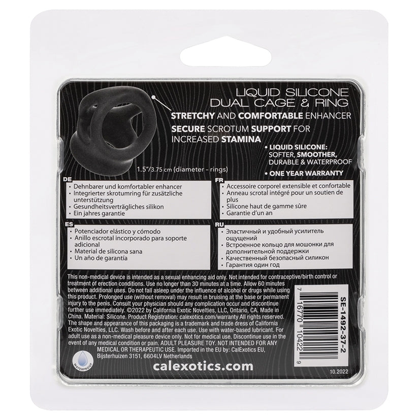 Alpha Liquid Silicone Dual Cage & Ring - Image 3
