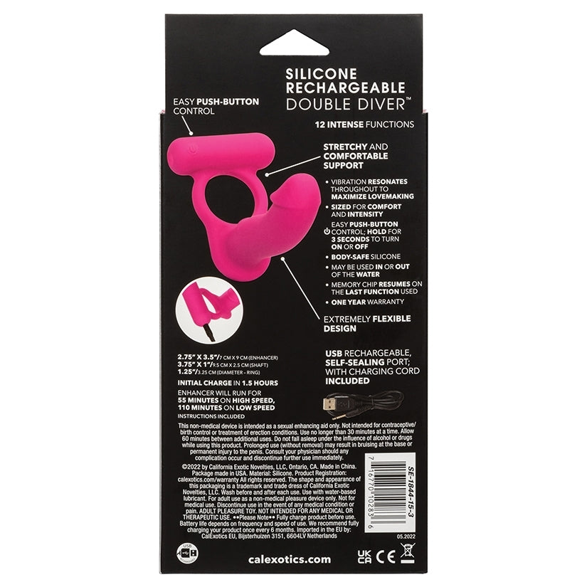 Silicone Rechargeable Double Diver - Image 4