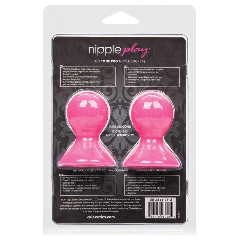 Nipple Play Silicone Pro Nipple Suckers-Pink - Image 3
