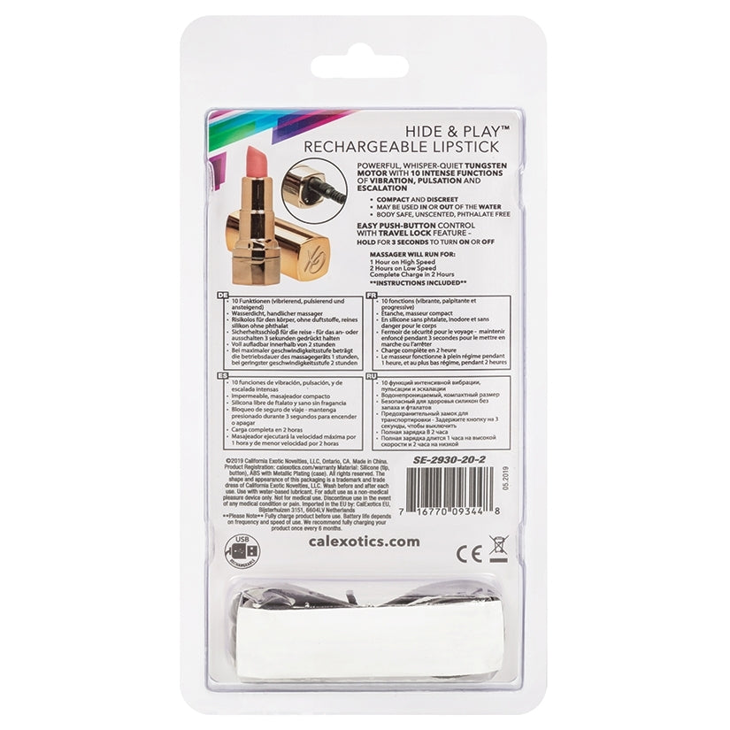 Hide & Play Rechargeable Lipstick-Nude - Image 4