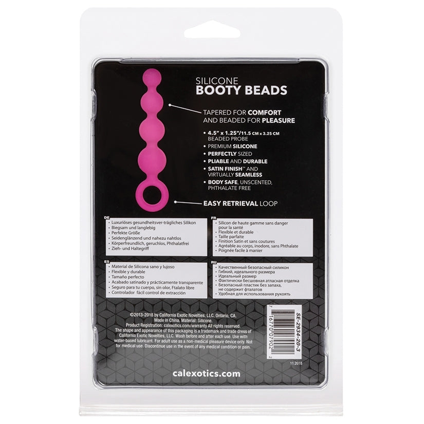 Silicone Booty Beads-Pink - Image 3