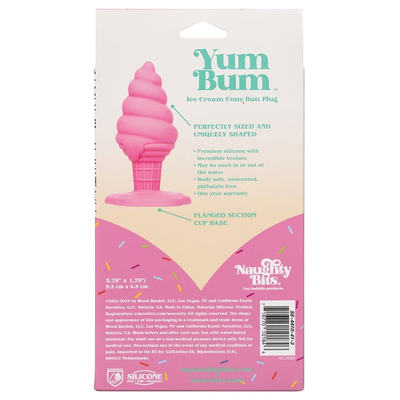 Naughty Bits Yum Bum Ice Cream Cone Butt Plug - Image 4