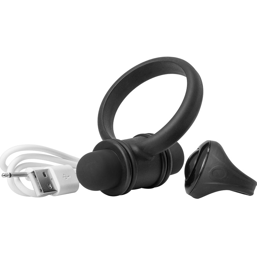 Screaming O My Secret Bullet and Ring for Him-Black - Image 2