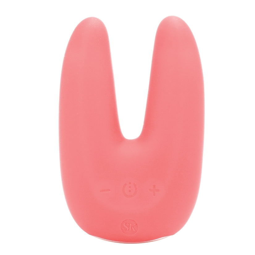 Secret Kisses Dual Motor Clitoral Vibrator-Coral - Image 2