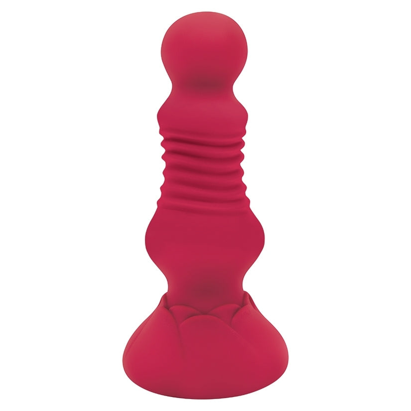Secret Kisses Rosegasm Remote Control Thrusting Rosebud Butt Plug - Image 3
