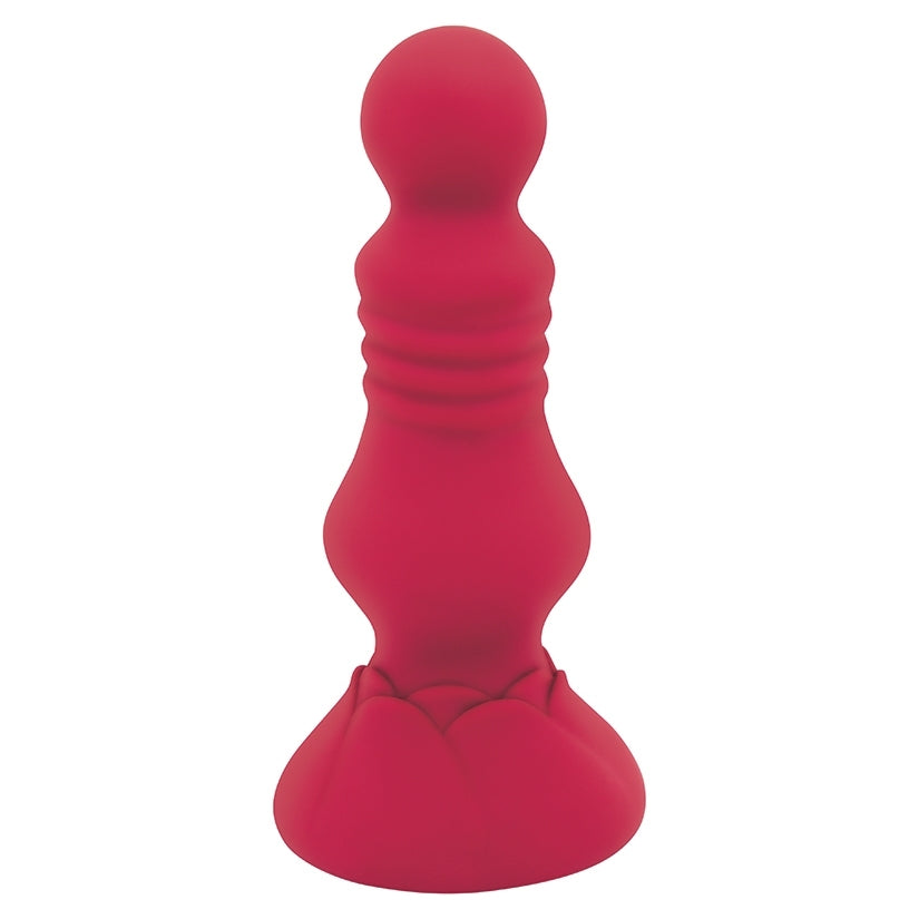 Secret Kisses Rosegasm Remote Control Thrusting Floret Butt Plug - Image 2