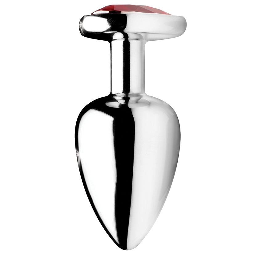 Booty Sparks Red Heart Gem Anal Plug-Large - Image 2