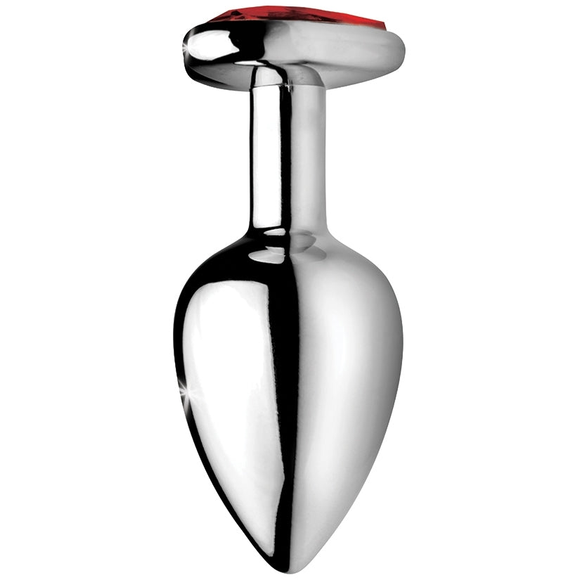 Booty Sparks Red Heart Gem Anal Plug-Medium - Image 2