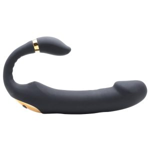 Inmi 10x Pleasure Pose Come Hither Silicone Vibrator with Poseable Clit Stim