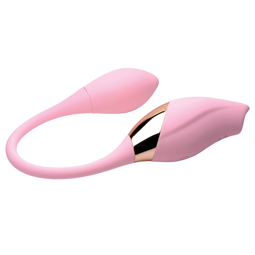 Shegasm 8x Tandem Plus Suction Clitoral Stimulator & Vibrating Egg - Image 2