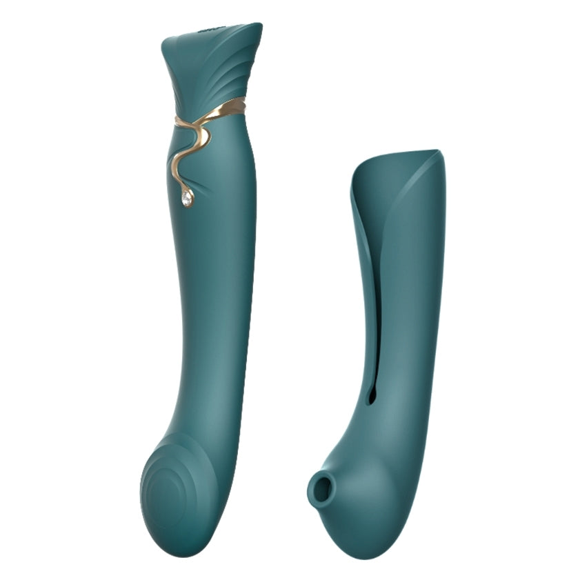 Zalo Queen Set G-spot Pulse Wave-Jewel Green - Image 2