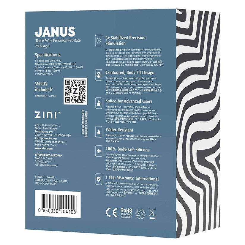 Zini Janus Lamp Iron-Bordeaux Large - Image 4
