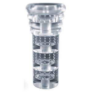 Rize Luz Glow In The Dark Self Lubricating Stroker-Clear