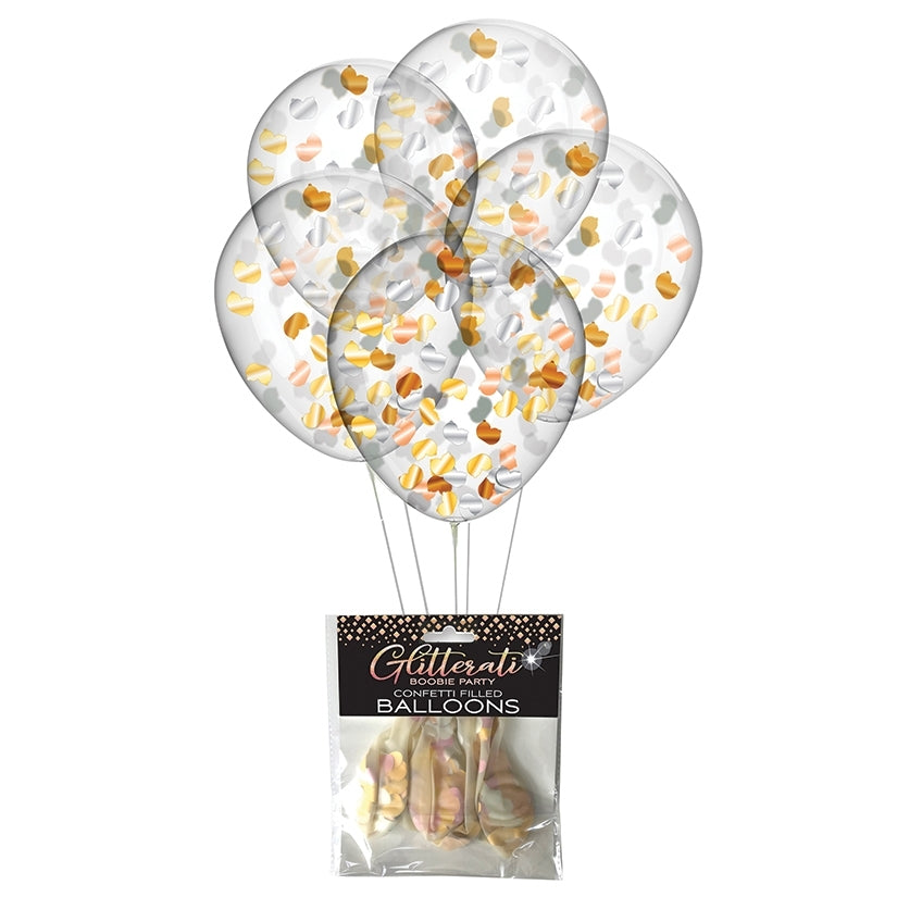 Glitterati Boobie Confetti Balloons - Image 2