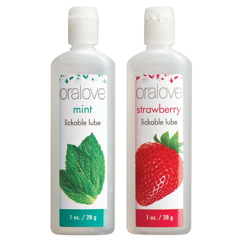 Oralove Delicious Duo Lube-Strawberry & Mint - Image 2