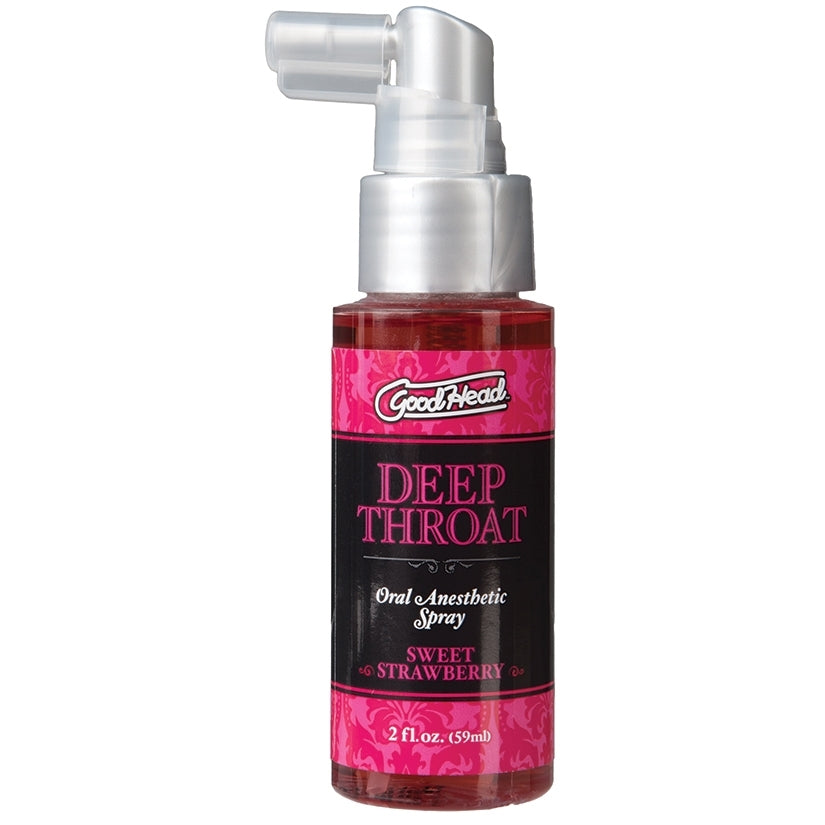 GoodHead Deep Throat Spray-Sweet Strawberry 2oz - Image 2