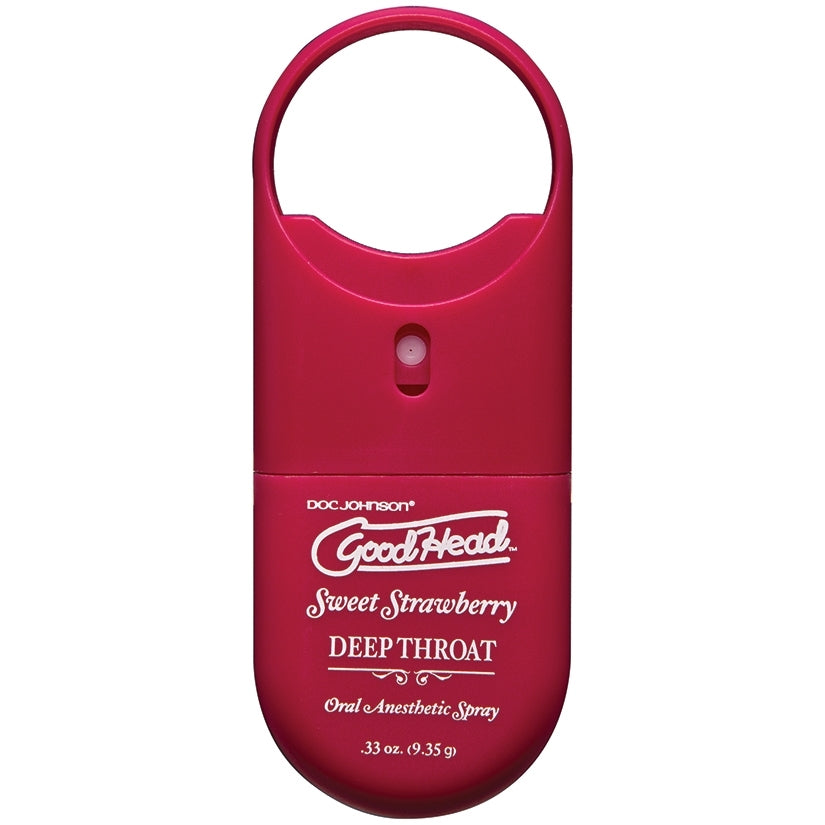 GoodHead Deep Throat Spray To Go-Strawberry .33oz - Image 2