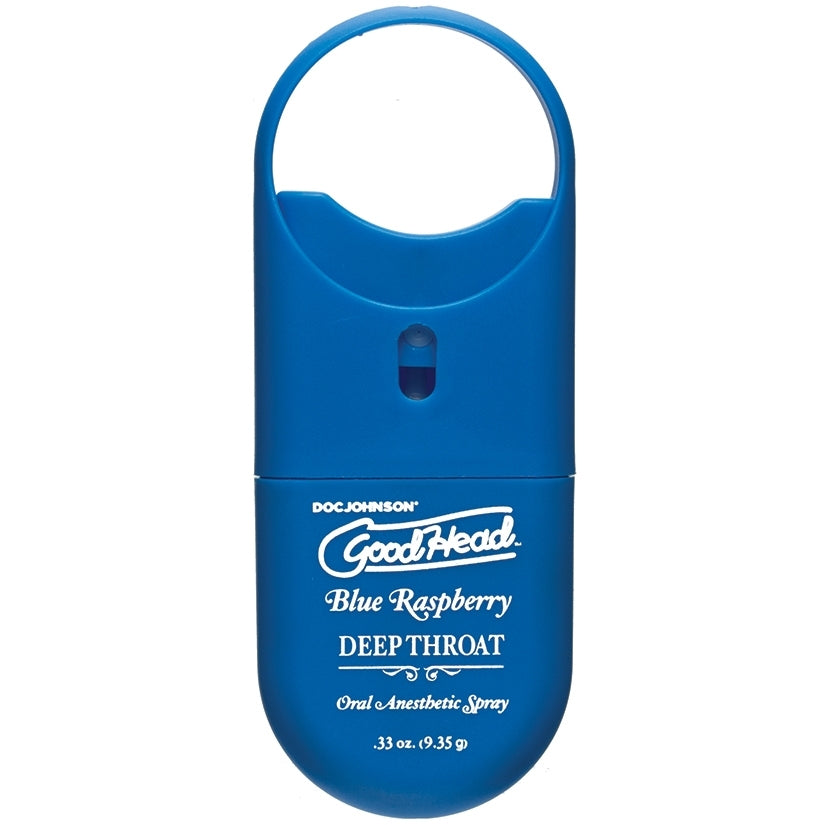 GoodHead Deep Throat Spray To-Go-Blue Raspberry 0.33oz - Image 2