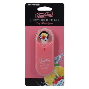 GoodHead Juicy Head Dry Mouth Spray To Go-Pink Lemonade 0.30oz