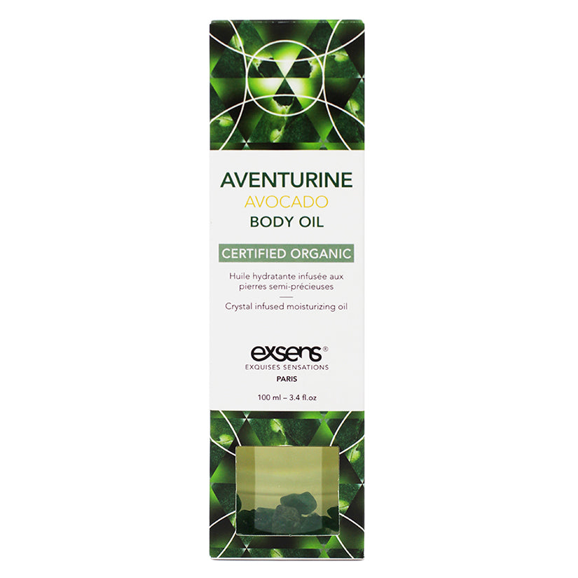 Exsens Organic Crystal Infused Body Oil 3.4oz