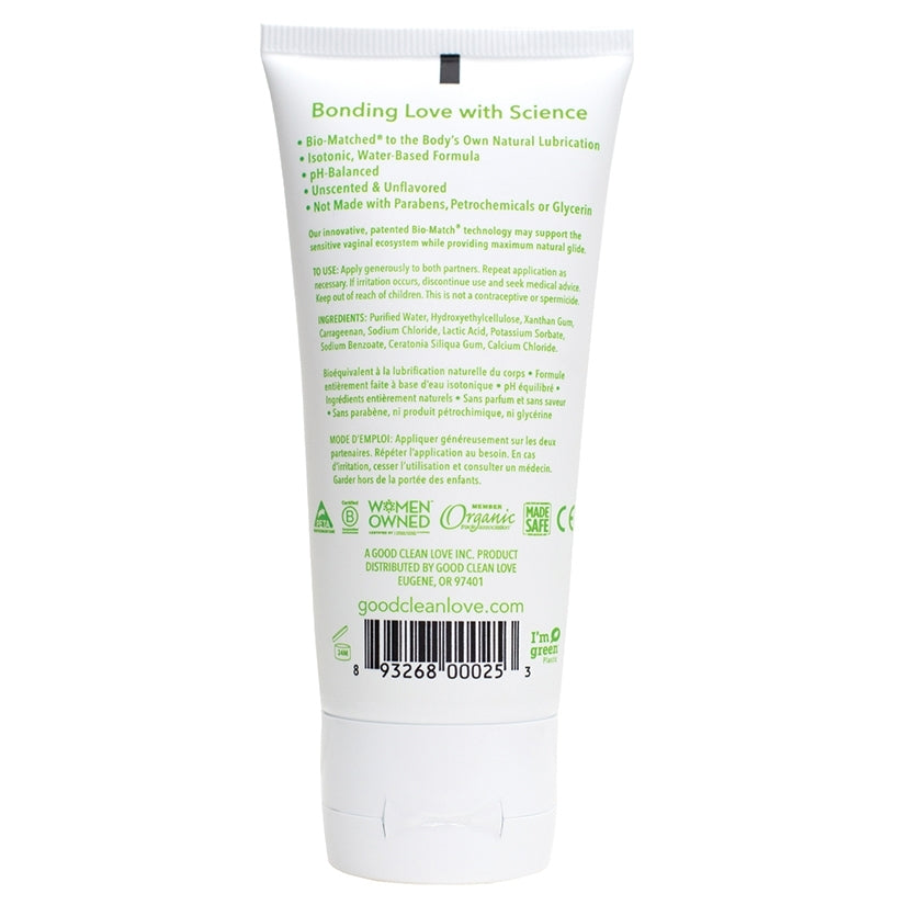 Good Clean Love BioNude Ultra Sensitive Personal Lubricant 3oz - Image 2
